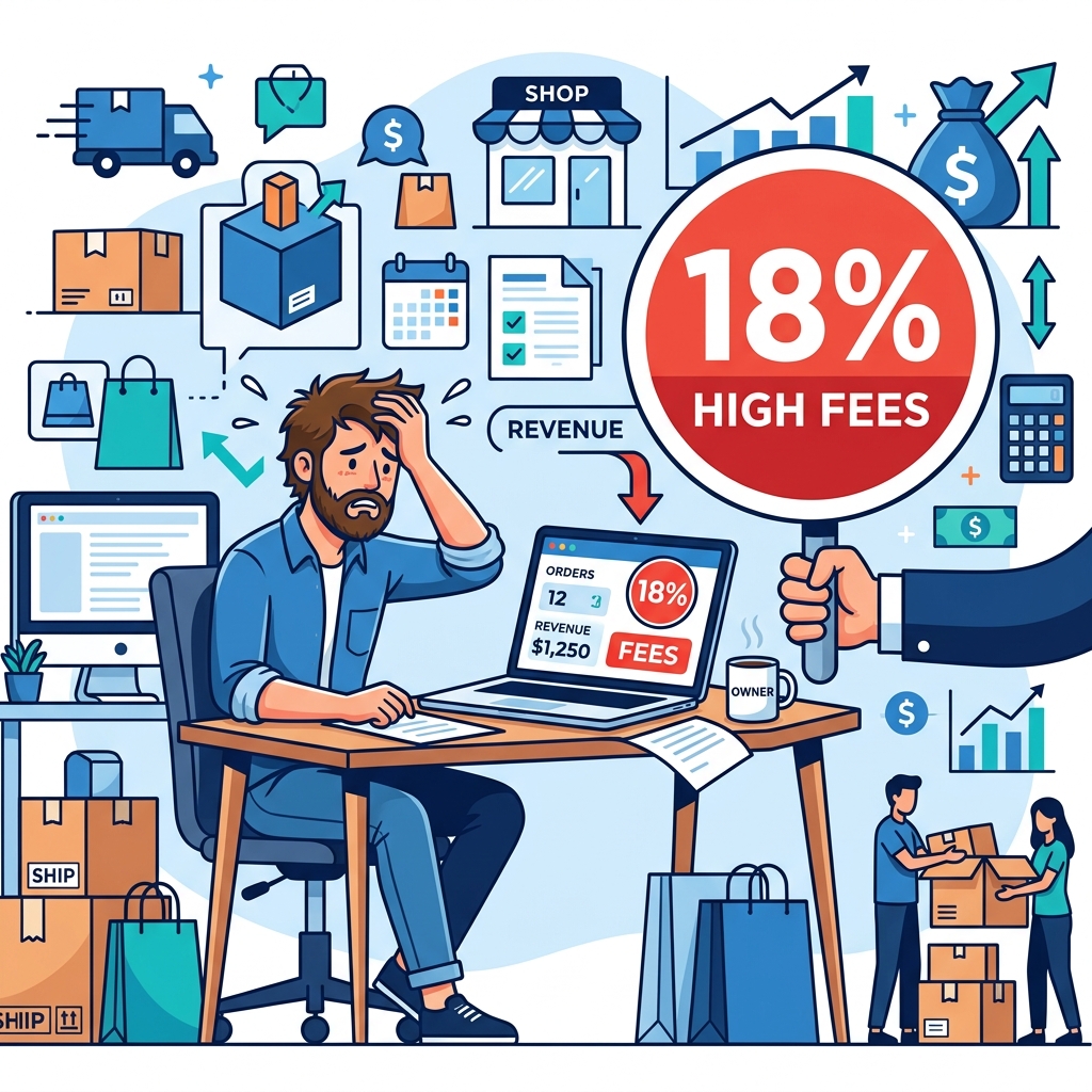 Ilustrasi Biaya Marketplace